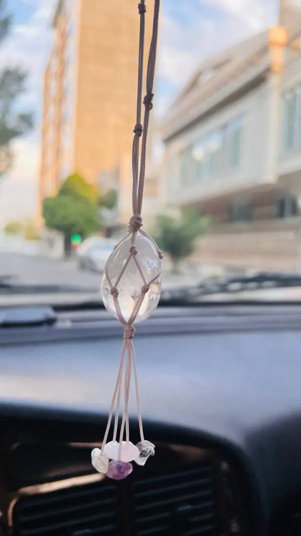 آویز ماشین کوارتز شفاف(در نجف)