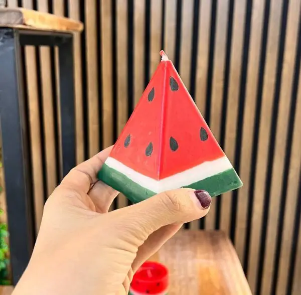 شمع هندوانه هرم یلدایی