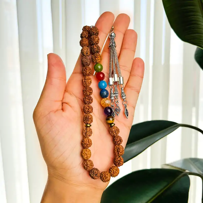 تسبیح رودراکشا 7چاکرا