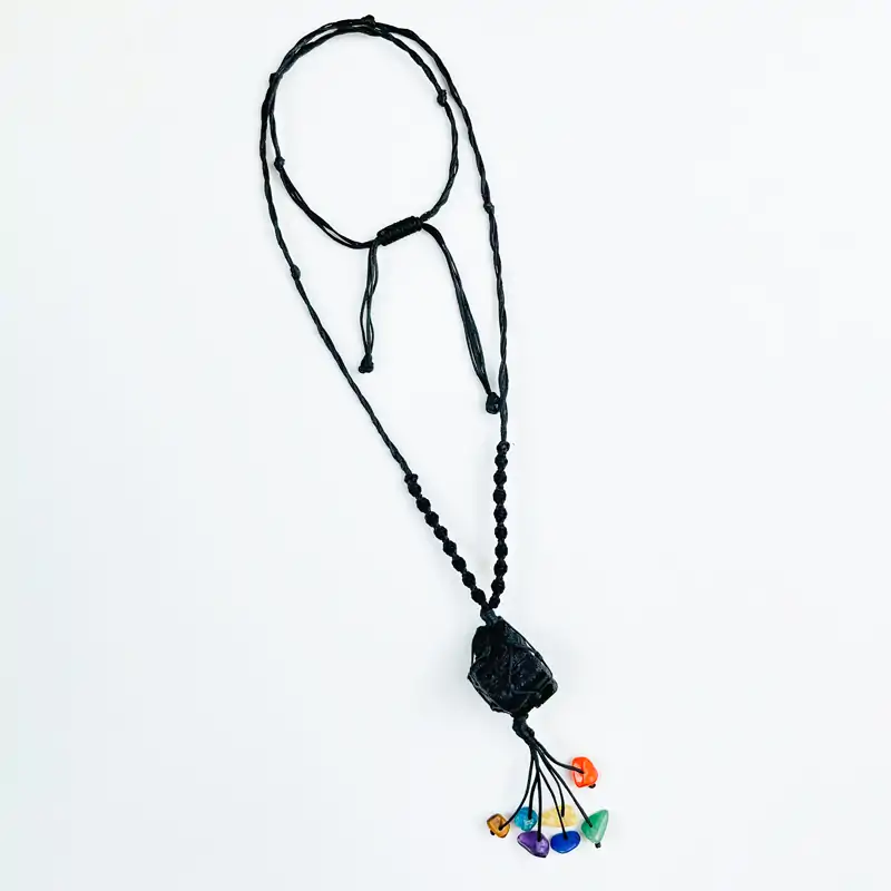 گردنبند تورمالین هفت چاکرا