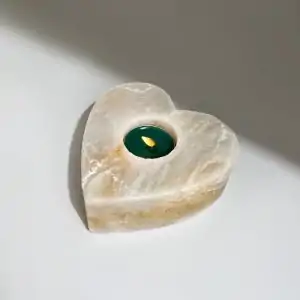 خرید جاشمعی نمکی قلبی