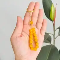 مینی تسبیح عقیق زرد