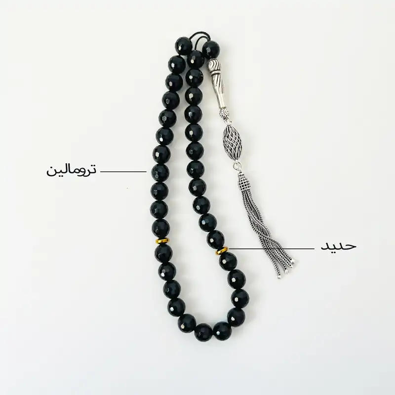 تسبیح عقیق مشکی