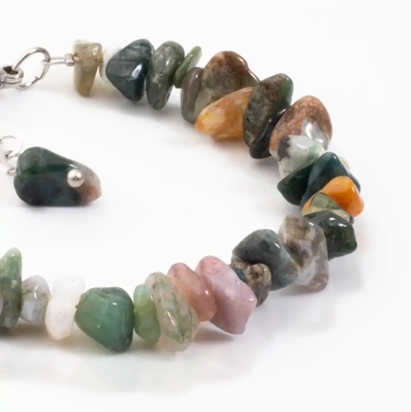 دستبند عقیق خزهای