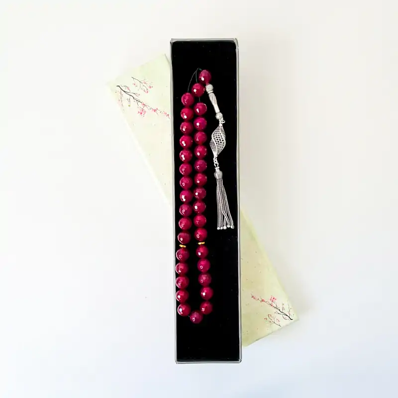 تسبیح عقیق سرخ