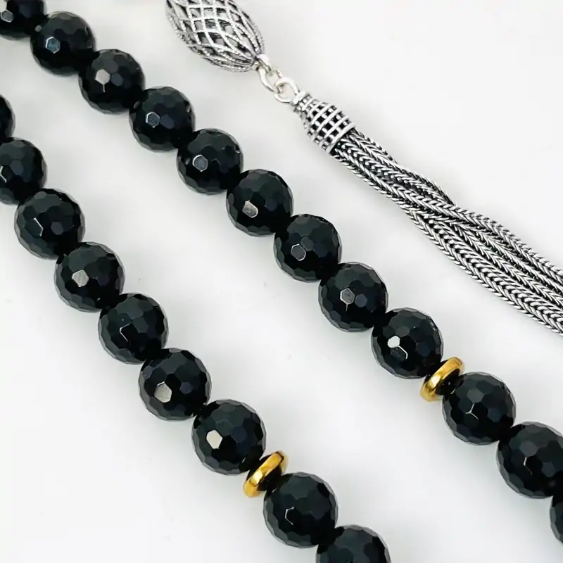 تسبیح عقیق مشکی