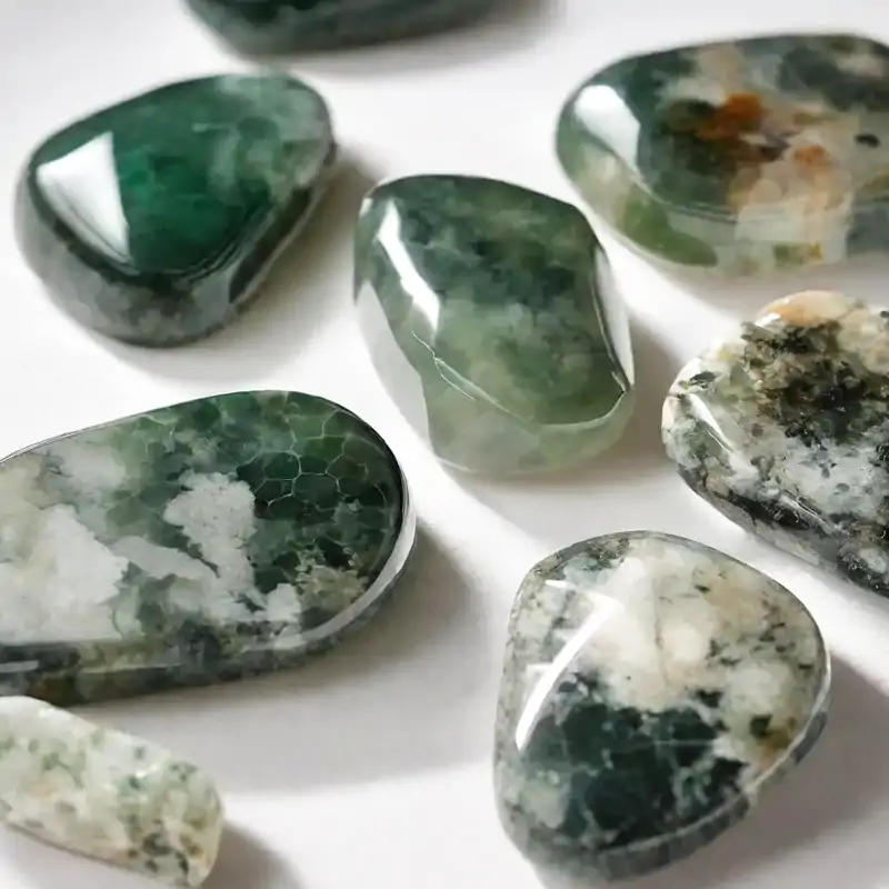 دستبند عقیق خزهای