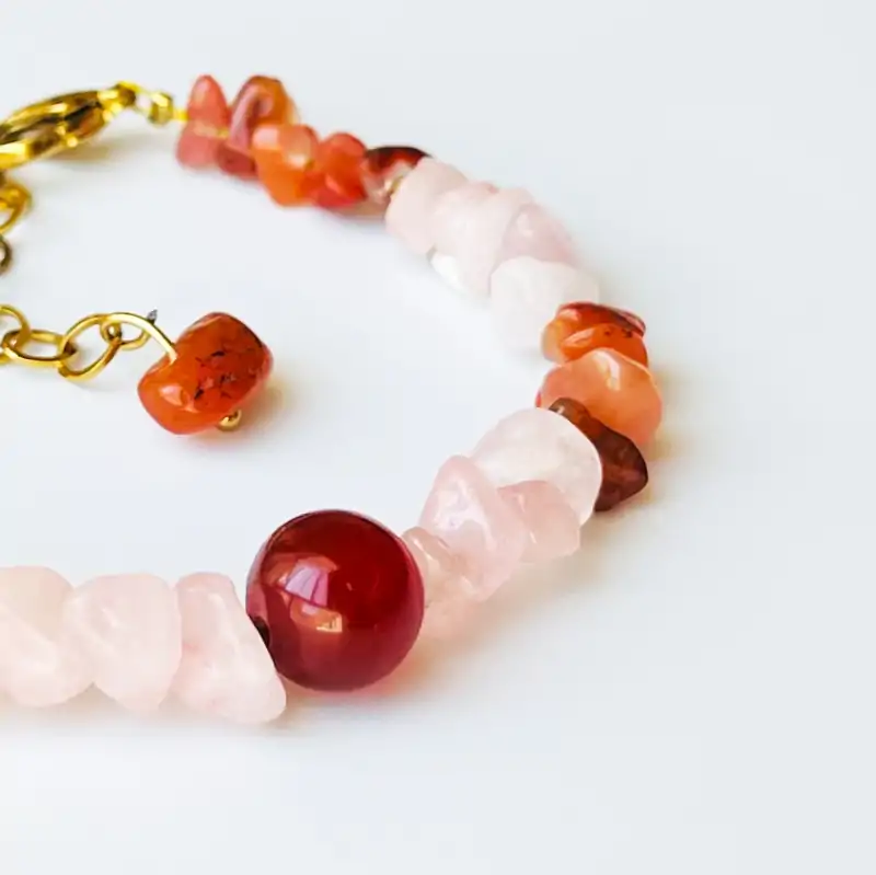 دستبند چیپسی چشمببر و حدید (سنگ طبیعی)