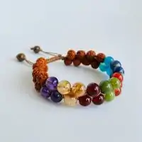 دستبند 7 چاکرا رودراکشا