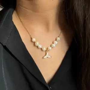 گردنبند مروارید دم وال
