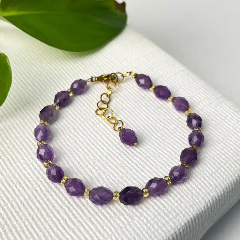 دستبند جواهری بنفشه